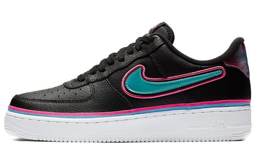Кроссовки Nike Air Force 1 Low Sport Nba Black Blue Gale Laser Fuchsia