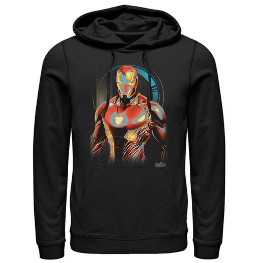 Мужской пуловер с капюшоном Marvel Infinity War Iron Man с цифровым профилем Pose