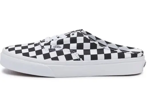 Кроссовки Vans Authentic Series Skateboard Shoes Unisex Low-Top Black And White Checkered