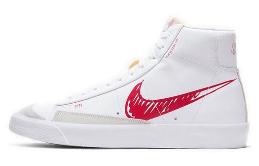 Кроссовки Nike Blazer Mid 77 Sketch, белый/красный