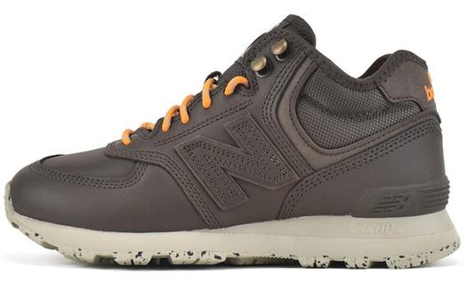 Кроссовки New Balance 574 Mid, утепленные, темно-коричневый