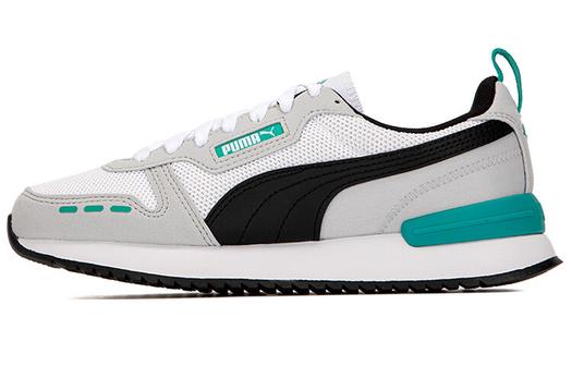 Кроссовки Puma R78 Life Unisex, белый/серый/черный/зеленый