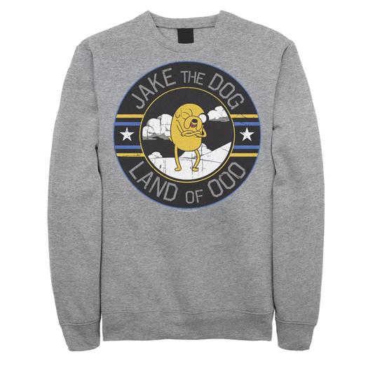 Мужской свитшот Cartoon Network Adventure Time Jake The Dog Land Of Ooo Licensed Character