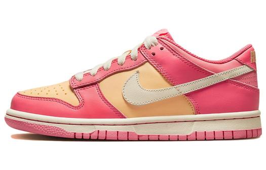Кроссовки Nike Dunk Low, светло-оранжевый/розовый