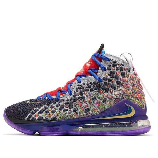 Кроссовки Nike LeBron 17 EP 'What The', зеленый
