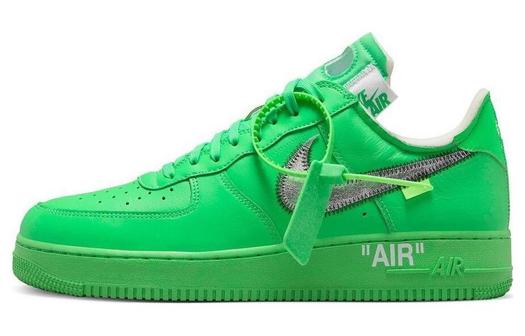 Кроссовки Nike Air Force 1 Low Off, зеленый/серебристый
