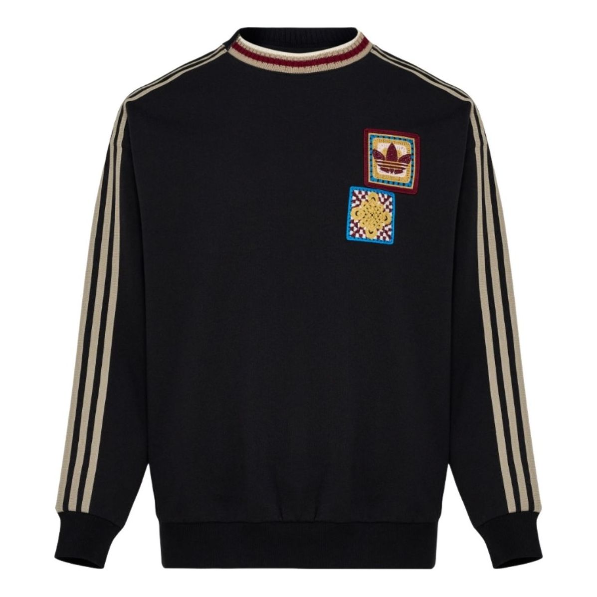 

Свитер Adidas FW25 Crafted Crewneck Jumper, азиатский размер, цвет «черный»