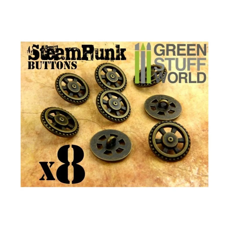 

Шестерни маховика - бронза, Accessories - Steampunk - Buttons, Cufflinks & Other Apparel