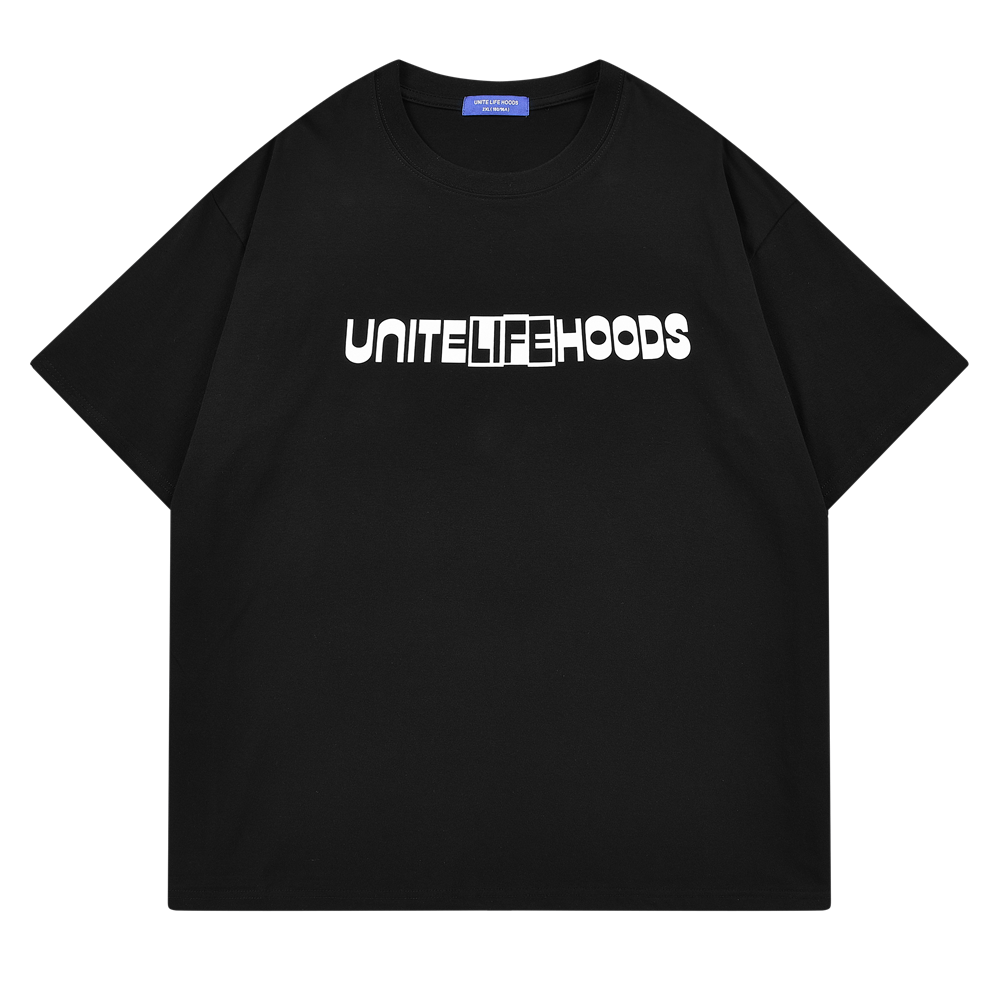 

Футболка унисекс Unite Life HOODS, серый/белый