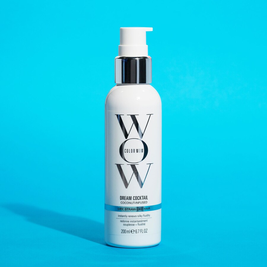 Увлажняющий несмываемый кондиционер Dream Cocktail с кокосовым маслом COLOR WOW, 6.7 oz/200 mL — фото 4