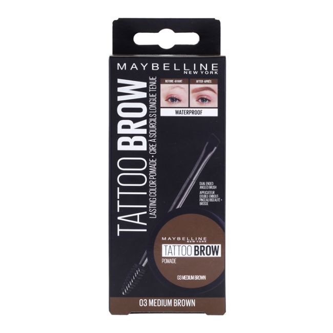 

Maybelline тату брови краска для бровей Maybelline New York, цвет 03 medium brown