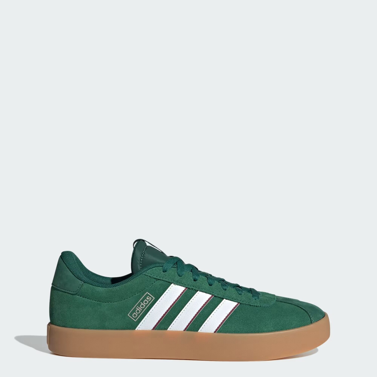 

Обувь VL Court 3.0 Adidas, цвет Dark Green/Cloud White/Collegiate Burgundy