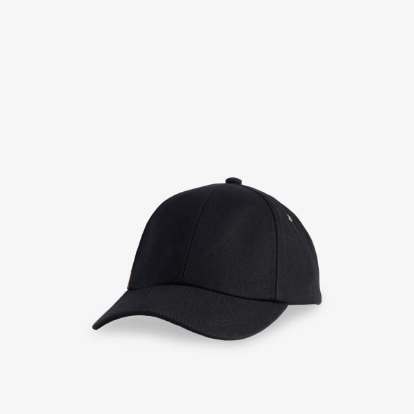 

Бейсболка из хлопка с фирменной отделкой Paul Smith, черный