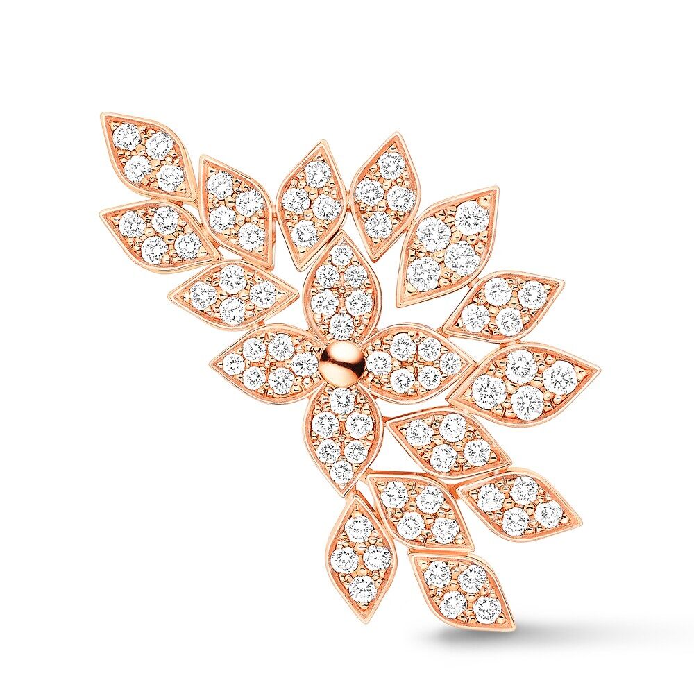 

Серьги-каффы Idylle Blossom, розовое золото и бриллианты, 1 шт. Louis Vuitton, розовый