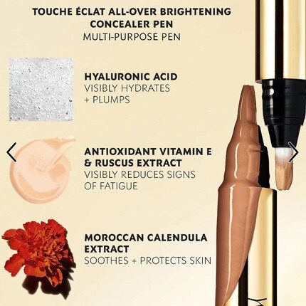 Yves Saint Laurent Ysl Touche Eclat Radiant Touch 2,5 мл 3 сияющий персиковый 0,08 жидких унций — фото 3