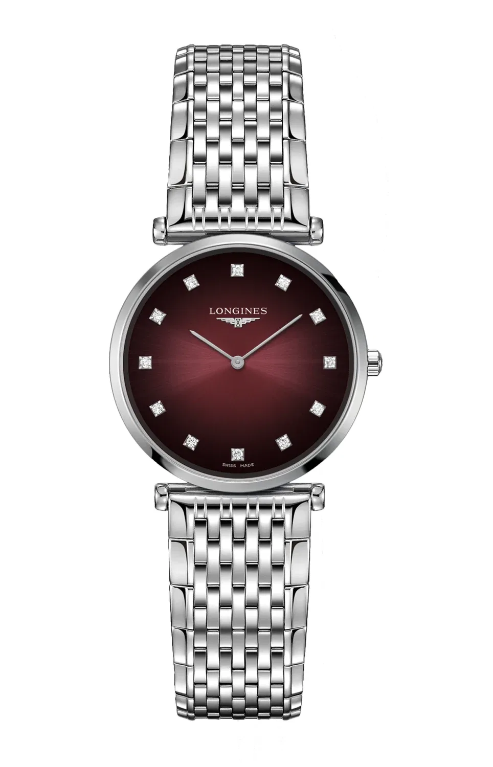 Ля Гран Классик де Лонжин - L4.512.4.91.6 LONGINES, серебряный