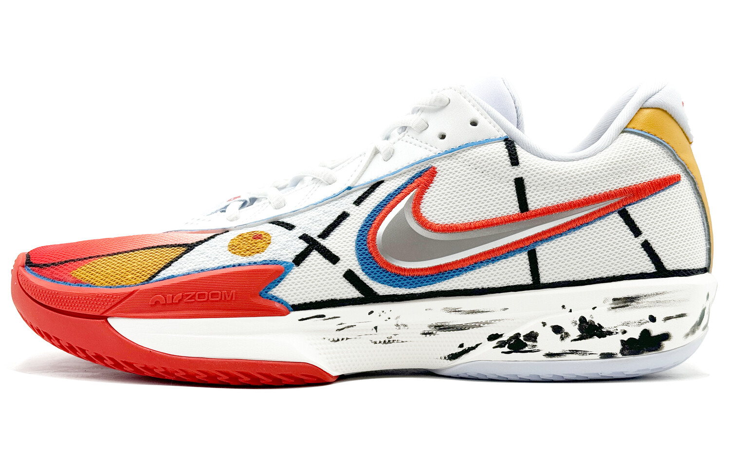 

Баскетбольные кроссовки Air Zoom GT Cut Academy унисекс с низким верхом красного цвета Nike