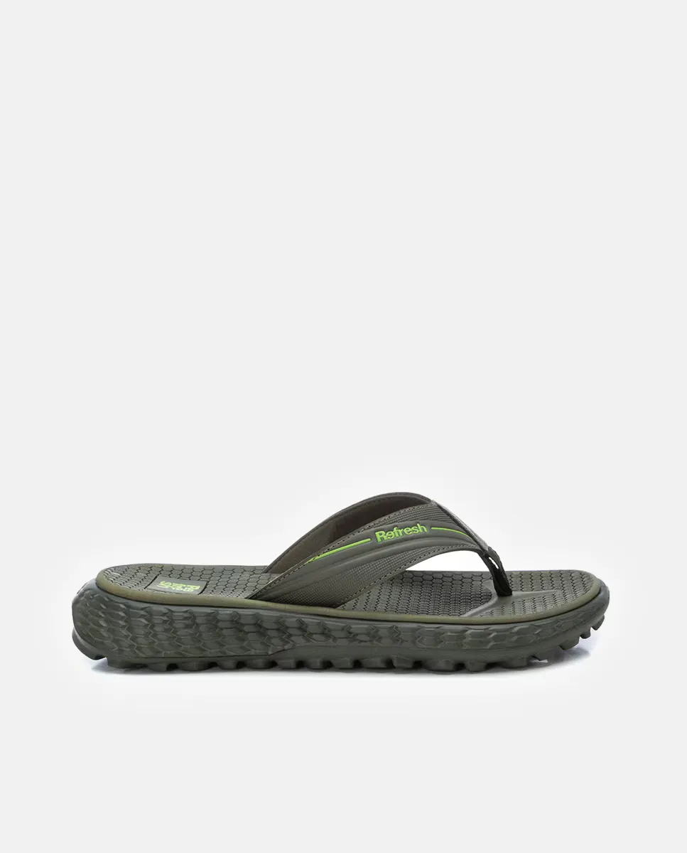 

Мужские резиновые пляжные шлепанцы Refresh, цвет Kaki