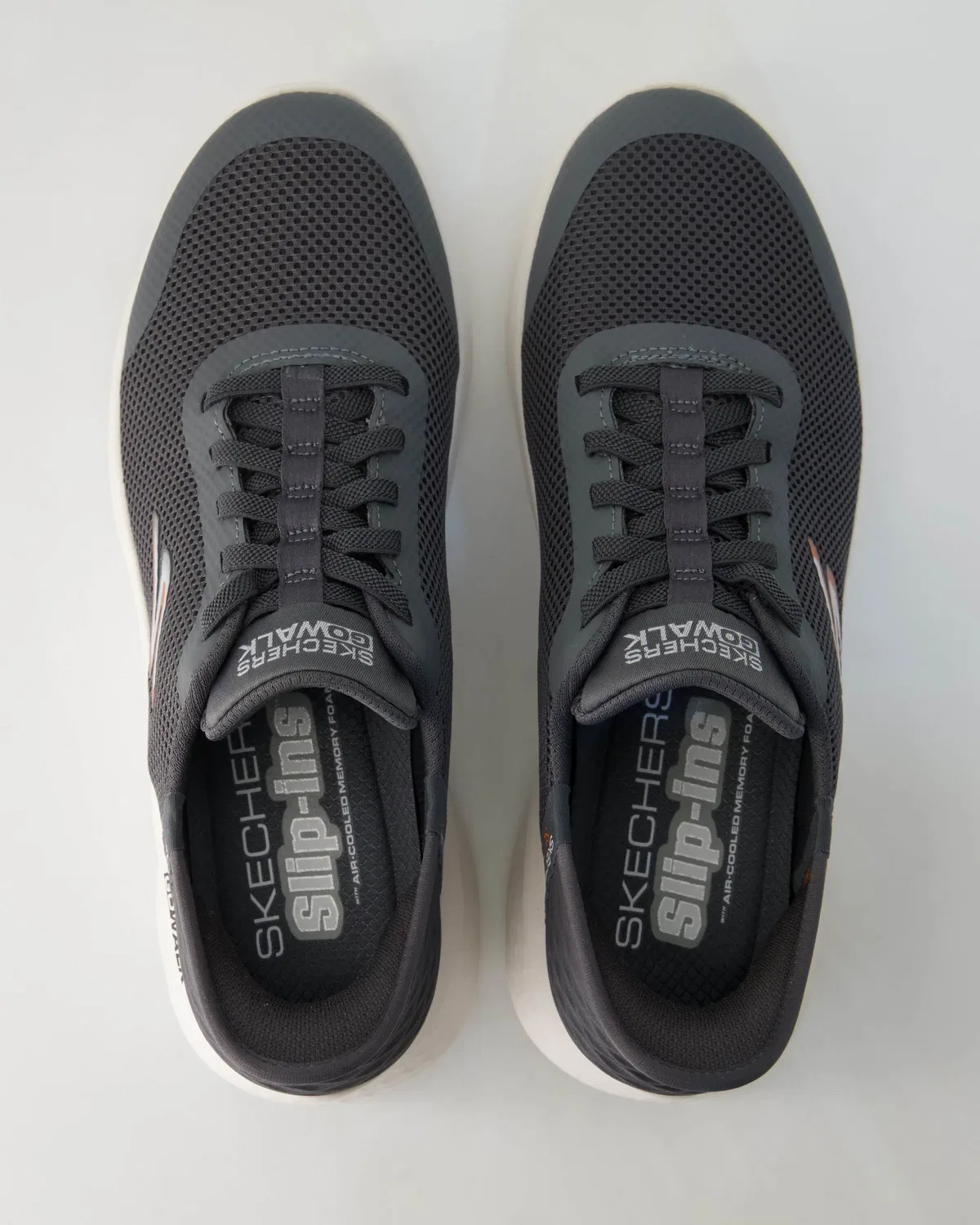 Сникерсы низкие hands free Slip-ins Skechers, серый — фото 4