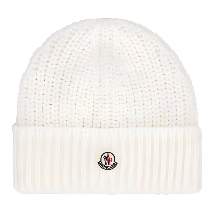 

Moncler Ребристый бини, White
