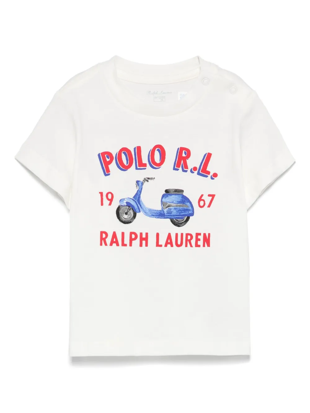 

Футболка с принтом POLO RALPH LAUREN KIDS, белый