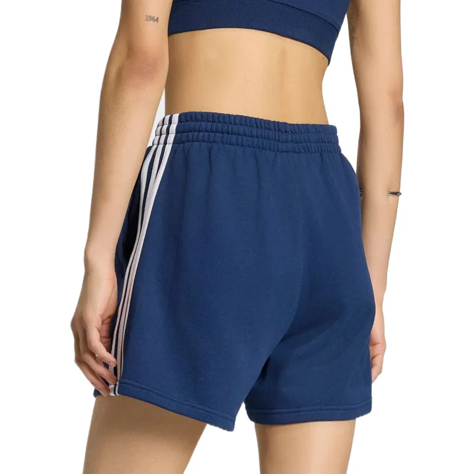 Шорты повседневные Adidas Originals темно-синие с белым — фото 3