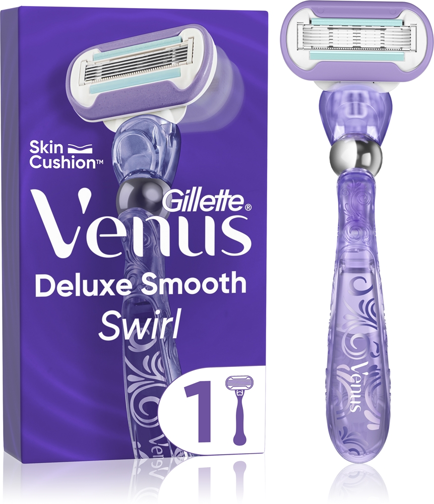 

Бритва Venus Deluxe Smooth Swirl + сменные головки Gillette, 1 шт
