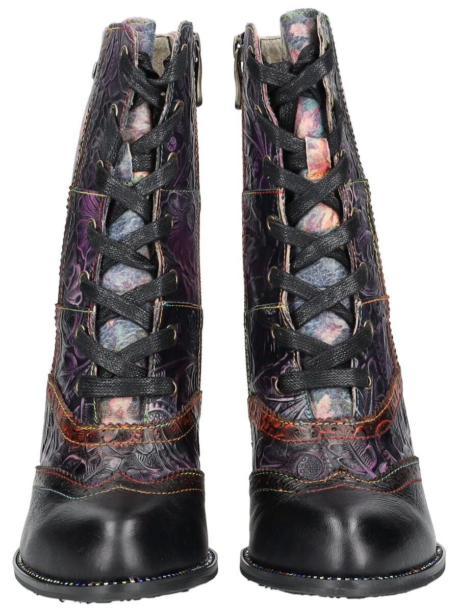Ботильоны на шнуровке Laura Vita Lace-Up Ankle Boots, цвет violet — фото 3