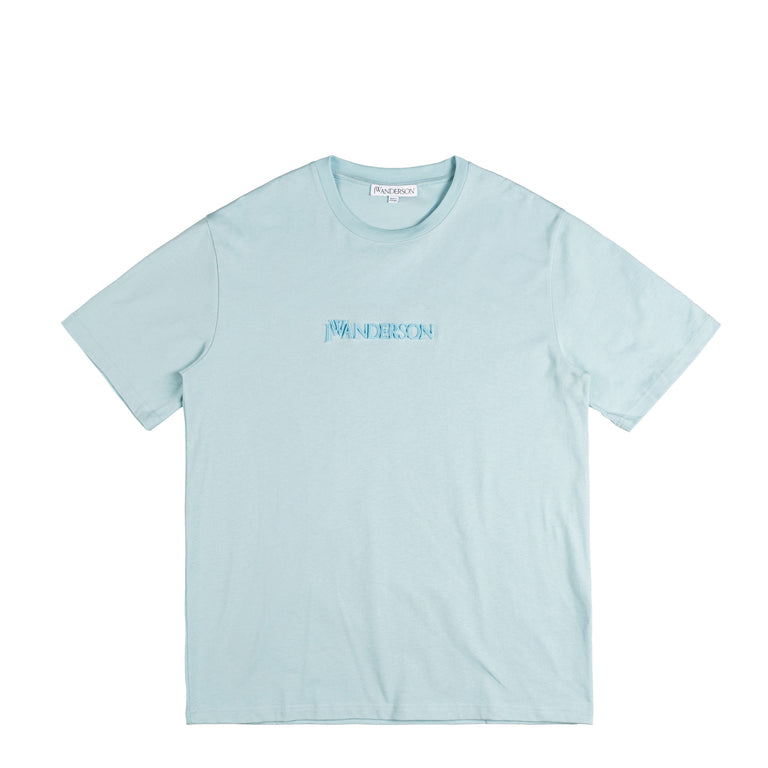 

Футболка 3d logo embroidery Jw Anderson, голубой