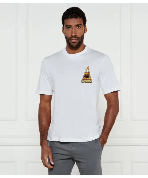 

Хорошая футболка Regular fit Hugo Blue, белый