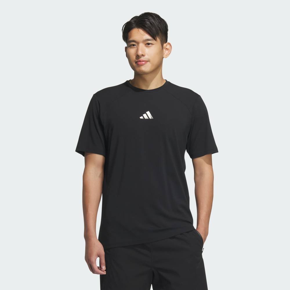 Футболка Premium Active Regular Fit Double Knit с коротким рукавом Adidas, black