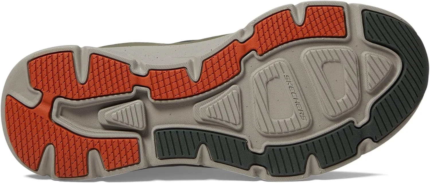 Мужские водонепроницаемые кроссовки Skechers D'lux Walker 2.0 Grailo, Olive Green — фото 4