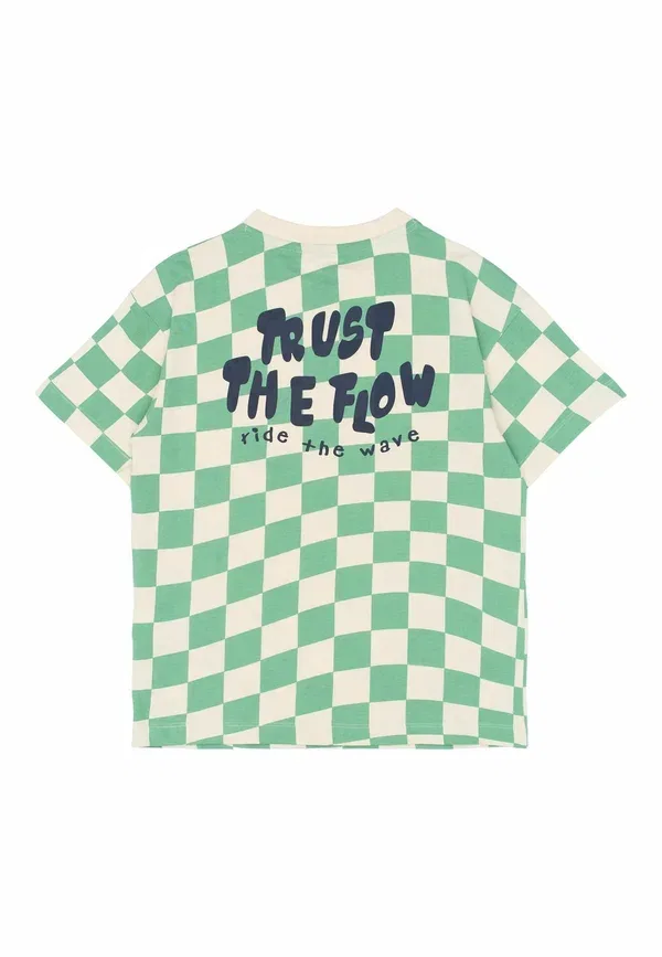 Футболка Tiago tee print t-shirt The New, цвет крем-де-мент — фото 4