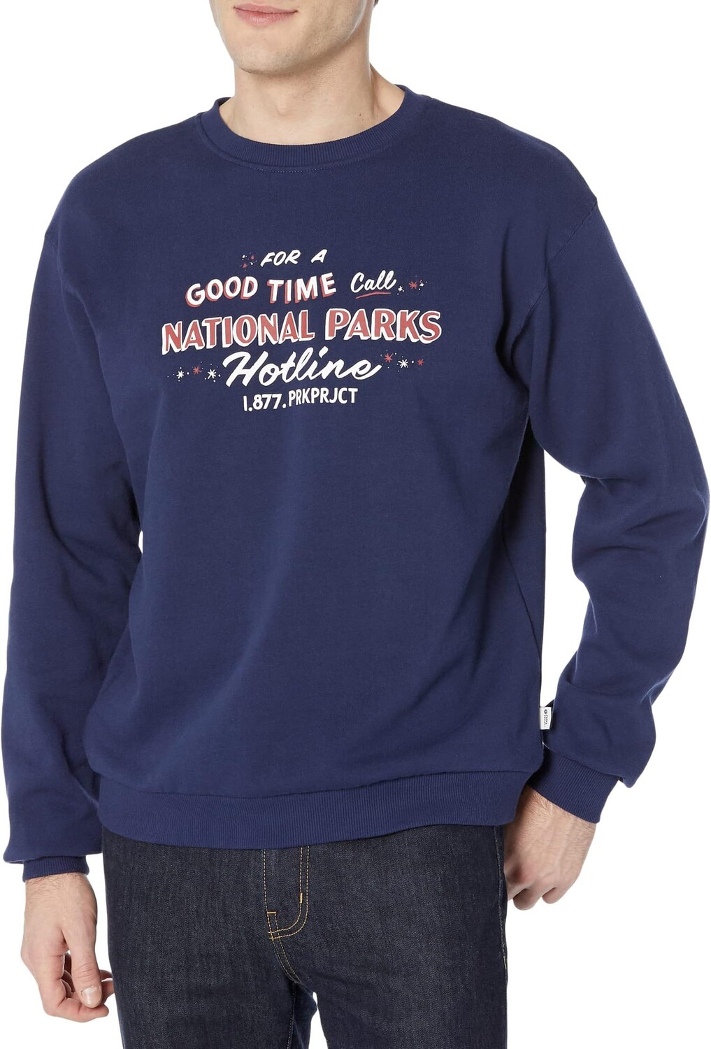 

Толстовка Parks Project For A Good Time Crew Neck, темно-синий
