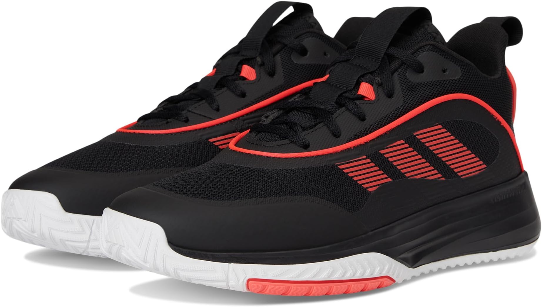 

Кроссовки adidas Own The Game 3.0 Basketball Shoes, цвет Black/Lucid Red/White