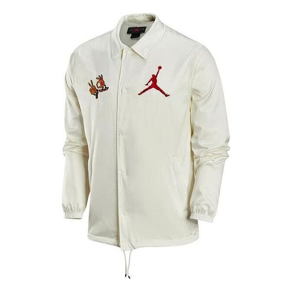 

Куртка Air Jordan Coach Jacket 'White', белый