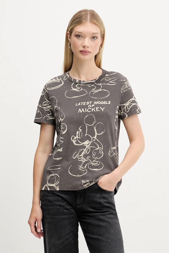 

Футболка хлопковая MICKEY SKETCH Desigual, серый