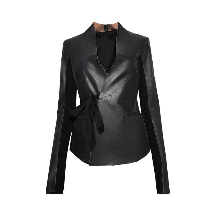 

Куртка Rick Owens Leather Jacket, Black