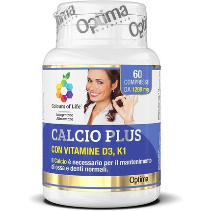

Кальцио Плюс с витамином Е/К 60 таблеток Optima Naturals Srl
