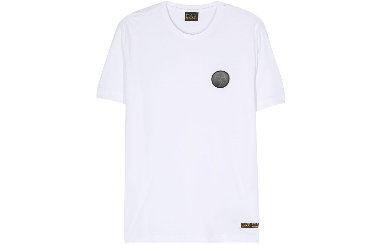 

Футболка EA7 SS24 мужская белая EMPORIO ARMANI