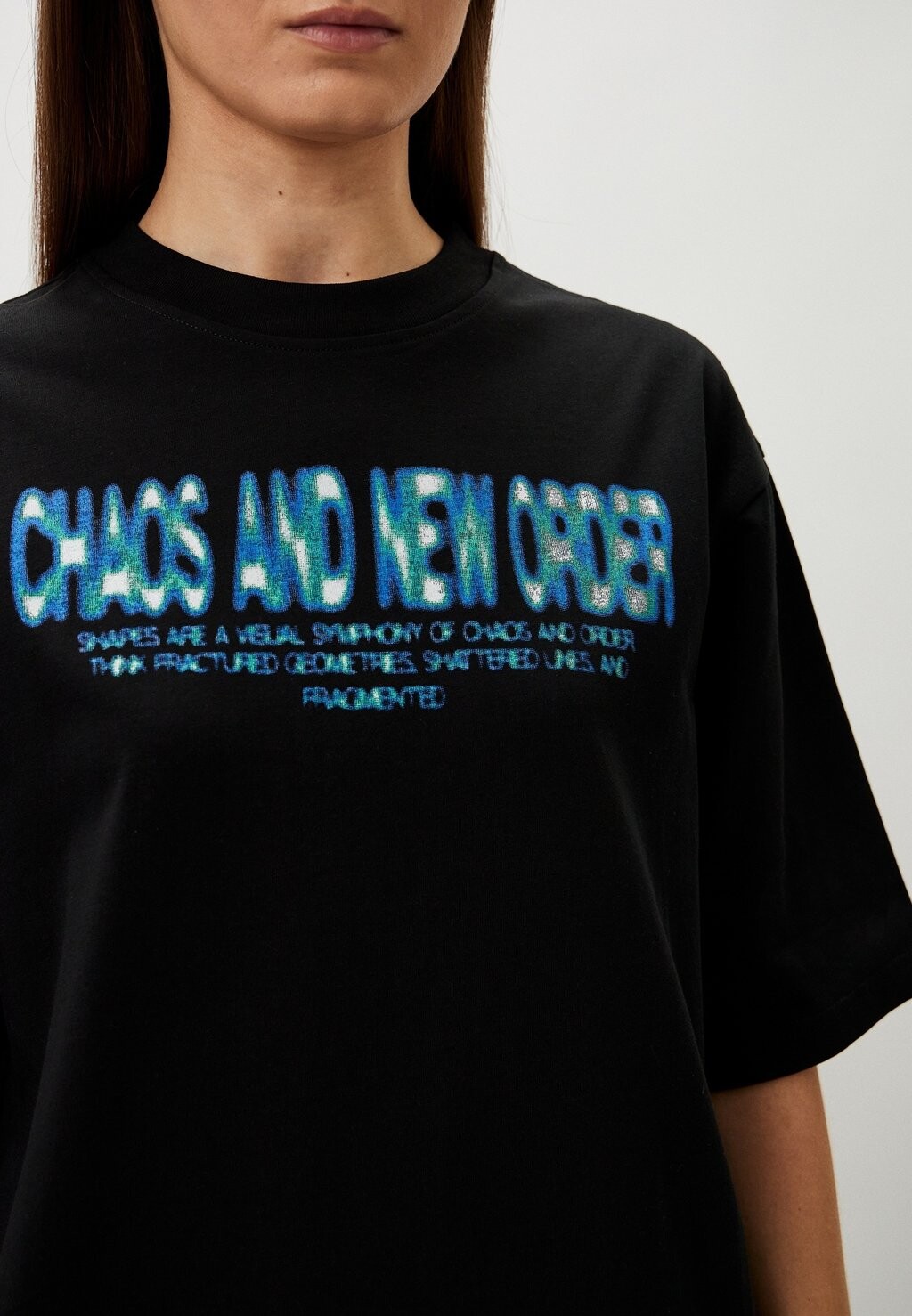 

Футболка с принтом CHAOS AND NEW ORDER Berhasm, черный