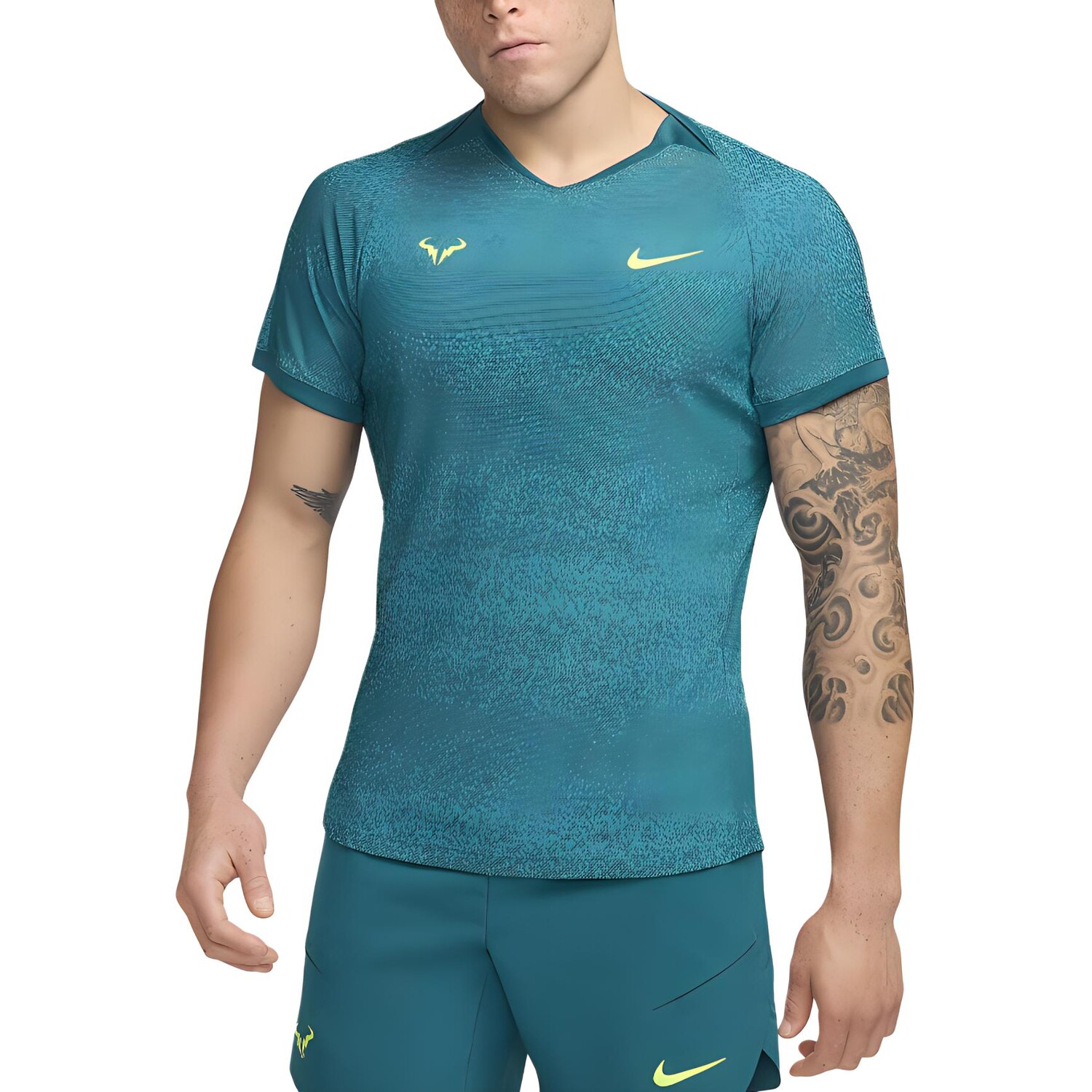

Футболка RAFA мужская, павлинье-зеленая Nike, зеленый