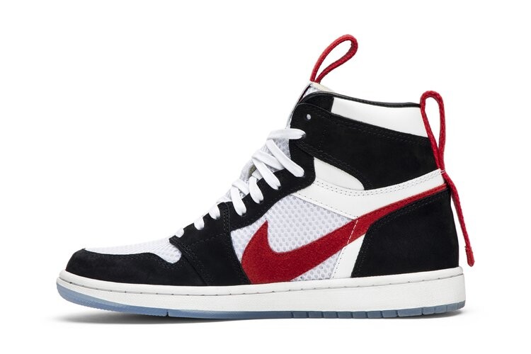 Кроссовки Air Jordan The Shoe Surgeon x Air Jordan 1 Retro High 'Black Mars Yards', черный — фото 3