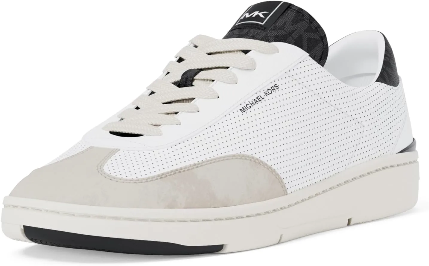 Мужские кроссовки Michael Kors Wilton на шнуровке, белый/черный