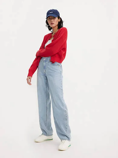 

Крутые женские джинсы Baggy Dad Performance Levi's, цвет Make a Difference - Light Wash