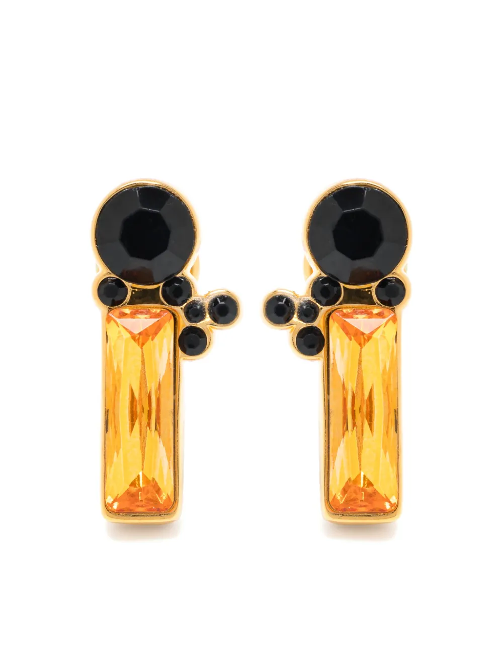 

Серьги с кристаллами JIL SANDER, золотой