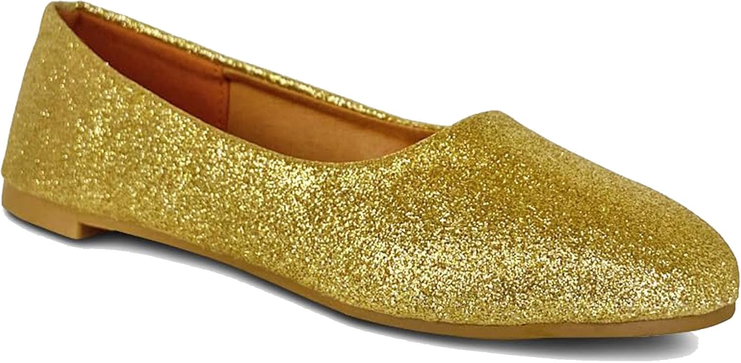 

Детские балетки NORTY для девочек, слипоны на плоской подошве, размеры от малышей до старших детей, лаковая кожа, нубук, блестки, золотой