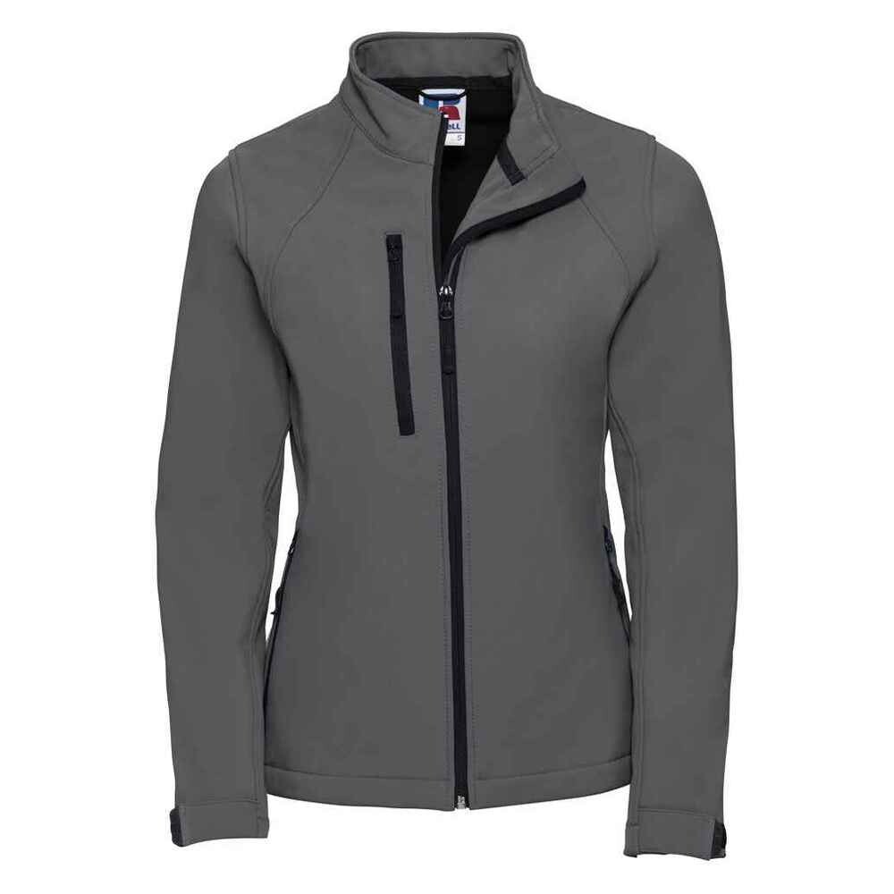 

Куртка softshell 3 слоя Russell, серебряный