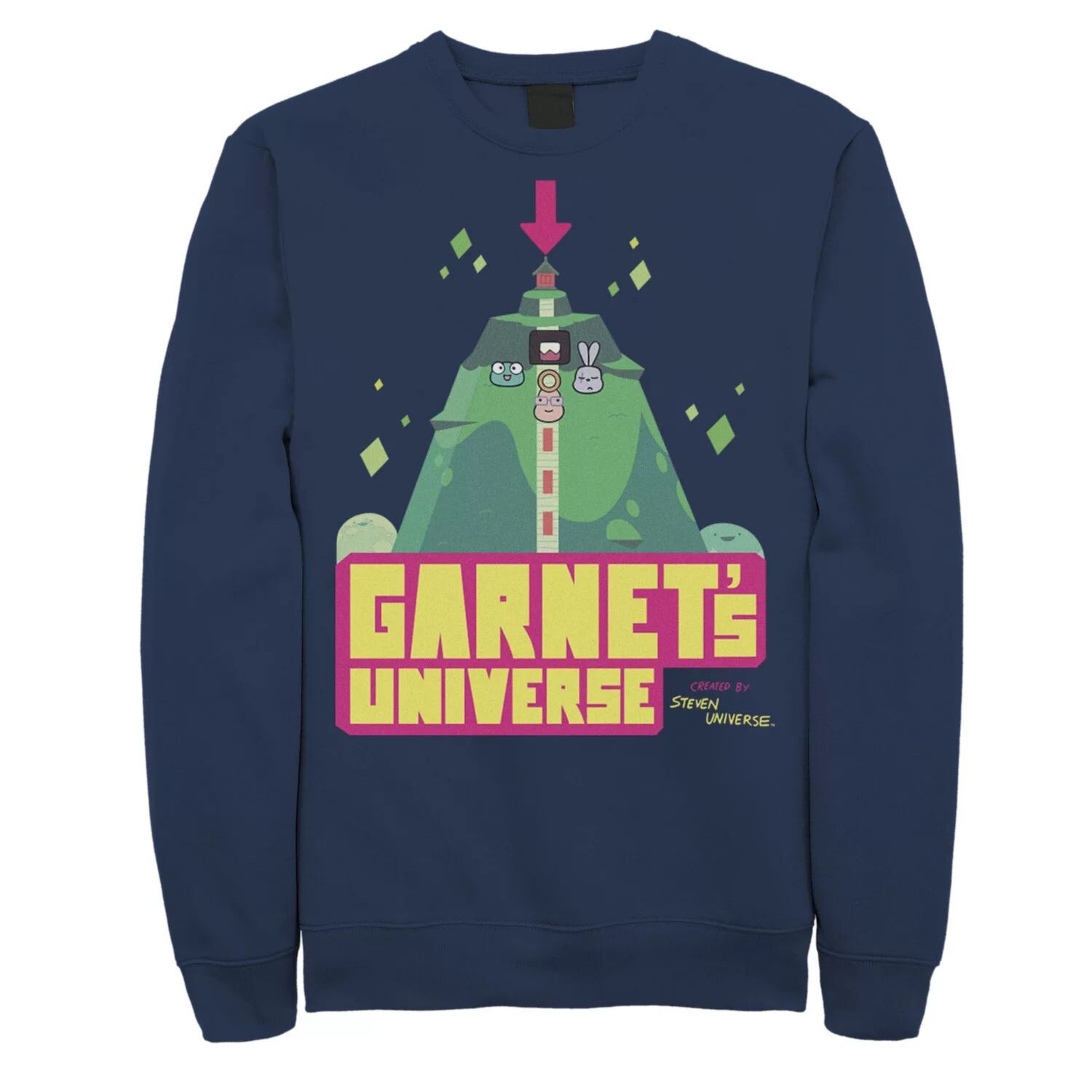 

Мужской свитшот с героями мультфильмов Cartoon Network Вселенная Стивена Garnet's Universe Licensed Character, синий