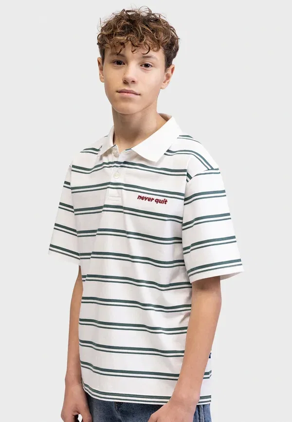 Футболка поло Tetorrey tee oversized fit polo shirt Redefined Rebel, безупречный белый — фото 3